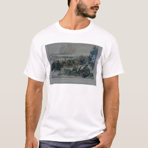 The retreat of the French army from Moscow T-Shirt