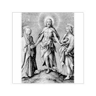 The Retreen Christ stands on a hill Self-inking Stamp