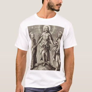 The Retreen Christ stands on a hill  T-Shirt