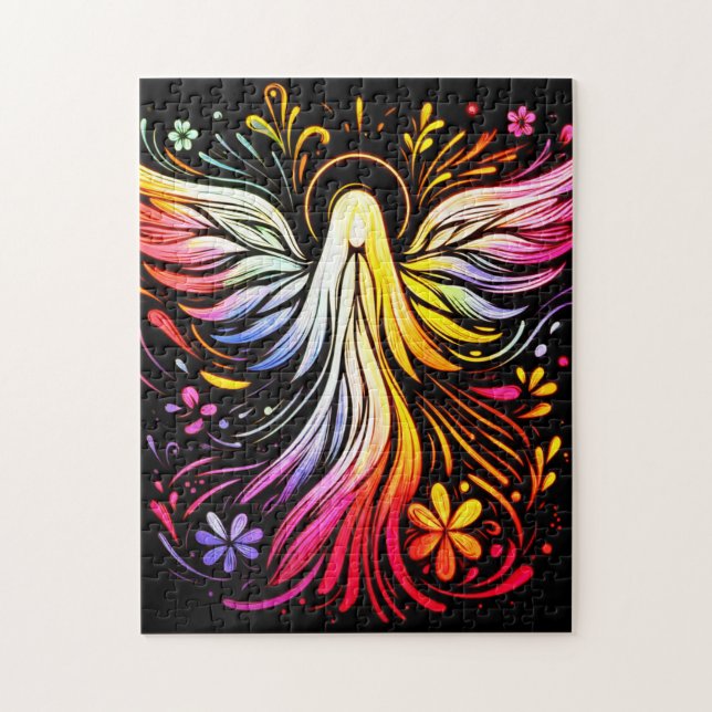 The Retro Angel Posters for Adults 11x14 252 piece Jigsaw Puzzle (Vertical)