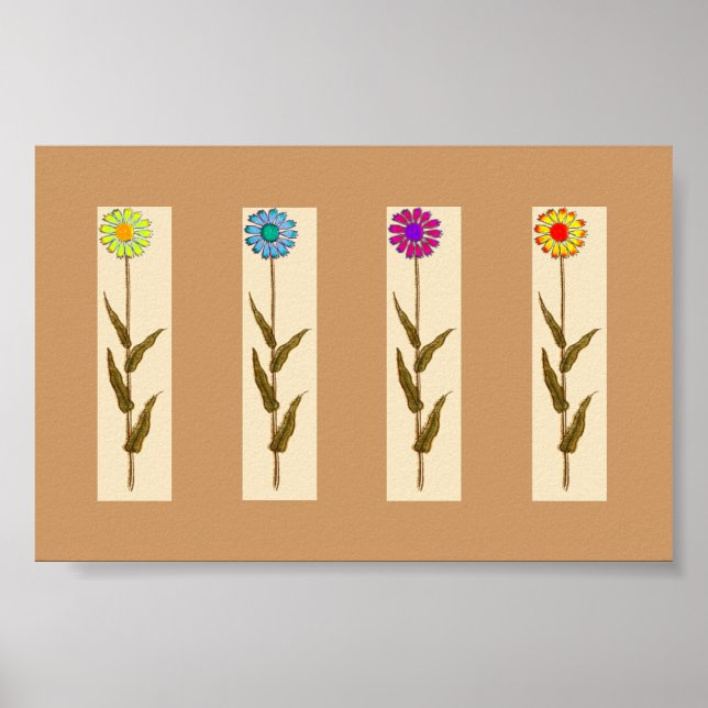 The Retro Flowers Poster (Front)