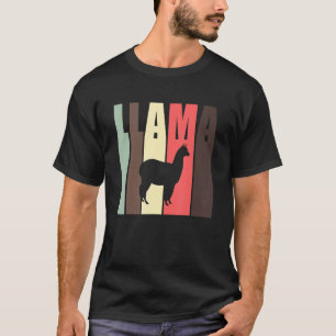 The Retro Vintage Silhouette Llama Lama T-Shirt