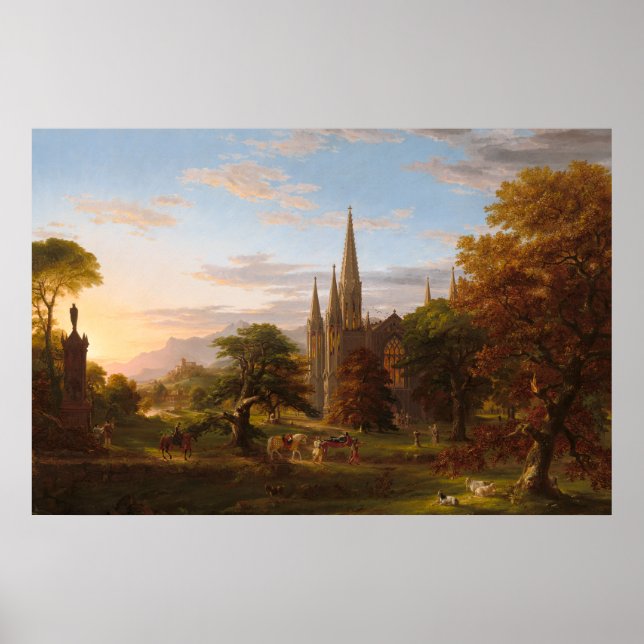 The Return by Thomas Cole Poster (Front)