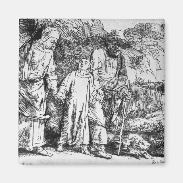 The Return from Egypt, or Jesus Christ Magnet (Front)