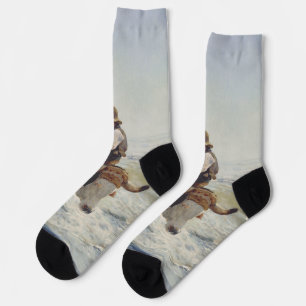 The Return from Fishing Socks