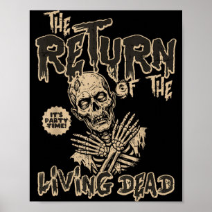 The return of the living dead halloween horror men poster