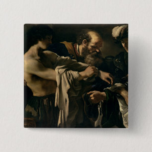 The Return of the Prodigal Son 15 Cm Square Badge