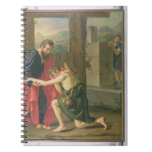 The Return of the Prodigal Son, 1823 (oil in canva Notebook