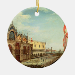 The Return of the St. Mark Troops to Venice Ceramic Tree Decoration