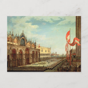 The Return of the St. Mark Troops to Venice Postcard