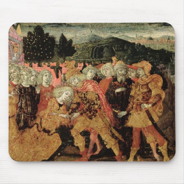 The Return of Ulysses, cassone panel, Sienese Mouse Pad (Front)