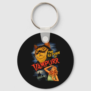 The Return Of Vampurr Funny Cat Key Ring