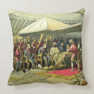 The Return Visit of the Viceroy to the Maharajah o Cushion