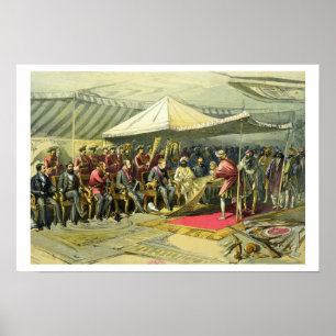 The Return Visit of the Viceroy to the Maharajah o Poster