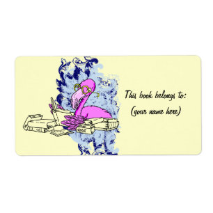 The Reusable 12 bookplate, square 2
