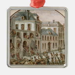 The Reveillon Riot of April, 1789 Metal Ornament