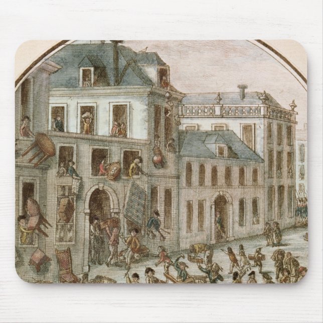 The Reveillon Riot of April, 1789 Mouse Pad (Front)