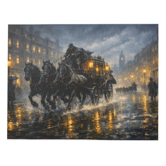 The Revenant Carriage — Stormlight of the Damned Notepad (Front)