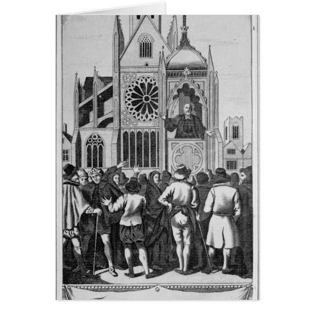 The Reverend Dr. Shaw Preaching (Front)