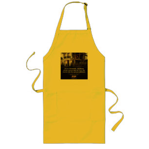 The Reverse Side Book Quote Long Apron