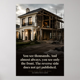 The Reverse Side Does Not Get Published Art Poster