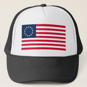 The Revolutionary War Betsy Ross Flag Trucker Hat
