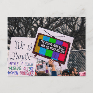 The Revulsion will not be Normalised Postcard