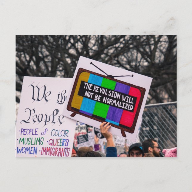 The Revulsion will not be Normalised Postcard (Front)