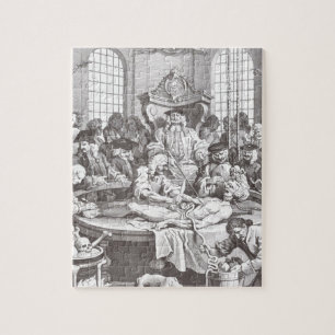 The Reward of Cruelty by William Hogarth Jigsaw Puzzle