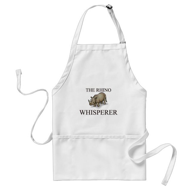 The Rhino Whisperer Standard Apron (Front)