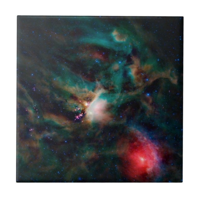 The Rho Ophiuchi Cloud Complex. Ceramic Tile (Front)