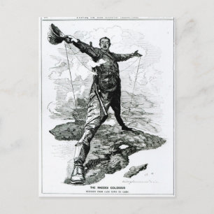 The Rhodes Colossus from Punch Postcard