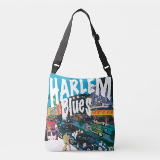 The Rhythm of Harlem Blues Crossbody Bag