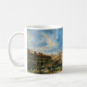 The Rialto Bridge from the South by Canaletto Coffee Mug