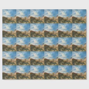 The Rialto Bridge from the South by Canaletto Wrapping Paper