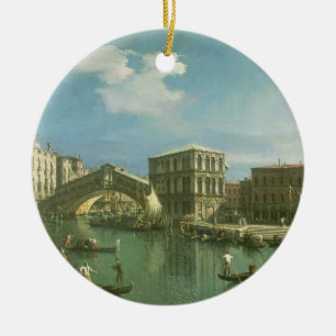 The Rialto Bridge, Venice Ceramic Ornament