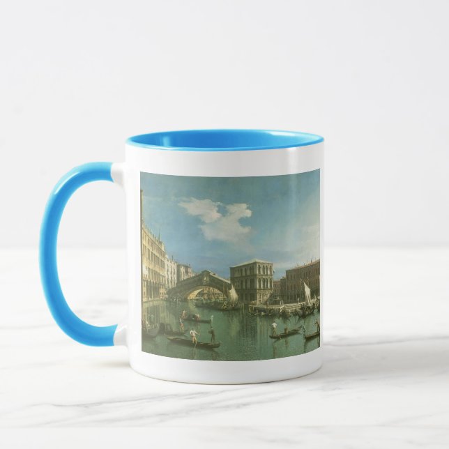 The Rialto Bridge, Venice Mug (Left)