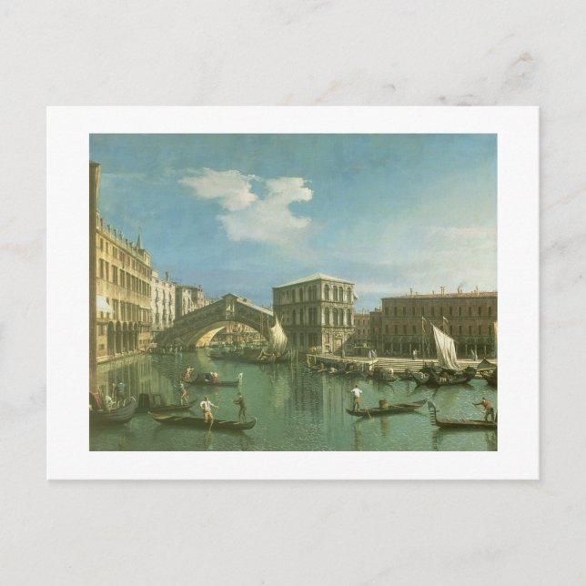 The Rialto Bridge, Venice Postcard (Front)
