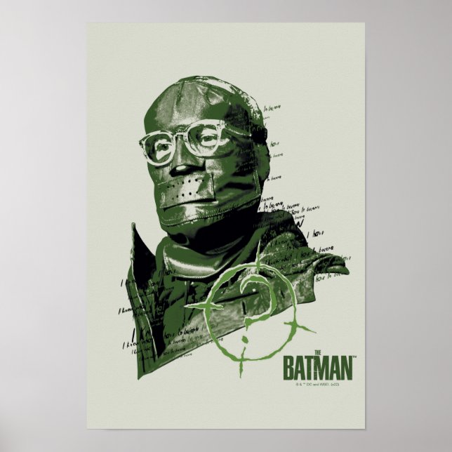 The Riddler Character Graphic Poster (Front)