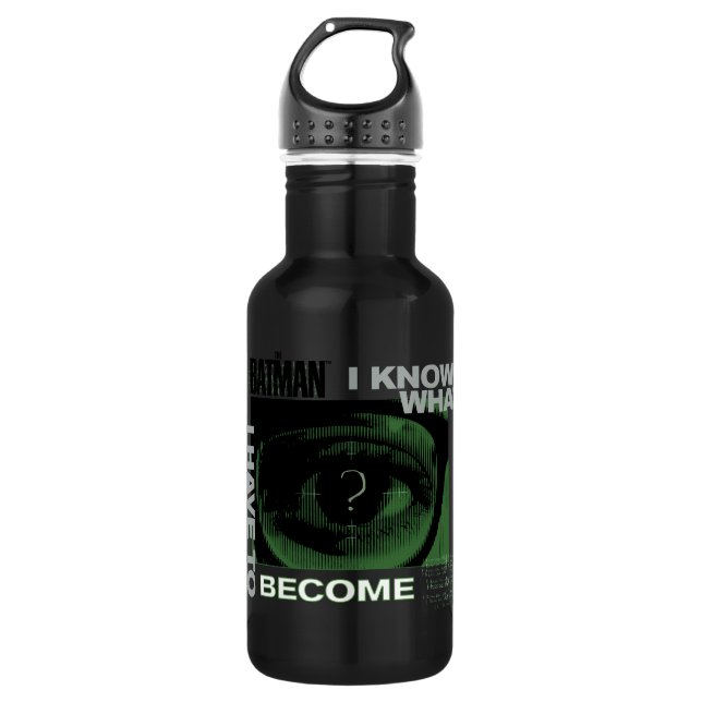 The Riddler "I Know What I Have To Become" 532 Ml Water Bottle (Front)
