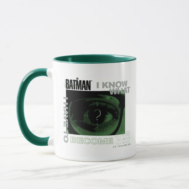 The Riddler "I Know What I Have To Become" Mug (Left)
