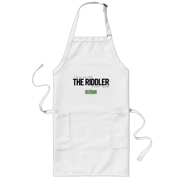 The Riddler - I Know What I Must Become Long Apron (Front)