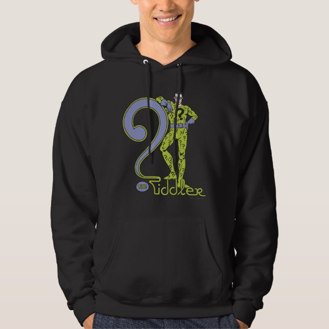 The Riddler & Logo Green Hoodie (Front)