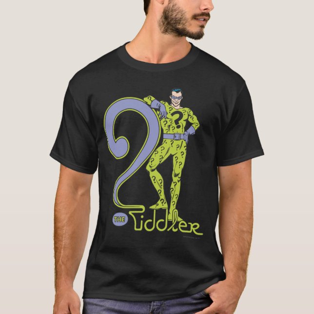 The Riddler & Logo Green T-Shirt (Front)