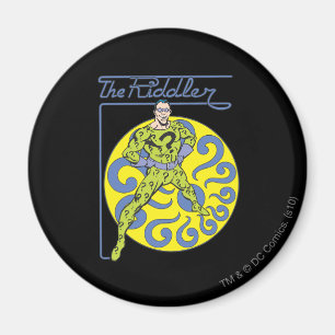 The Riddler & Logo Purple Magnet