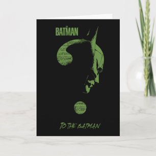 The Riddler "To The Batman" Question Mark Card