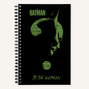 The Riddler "To The Batman" Question Mark Notebook