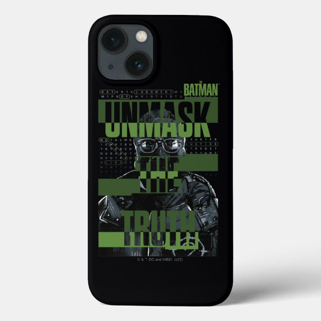 The Riddler - Unmask The Truth Case-Mate iPhone Case (Back)