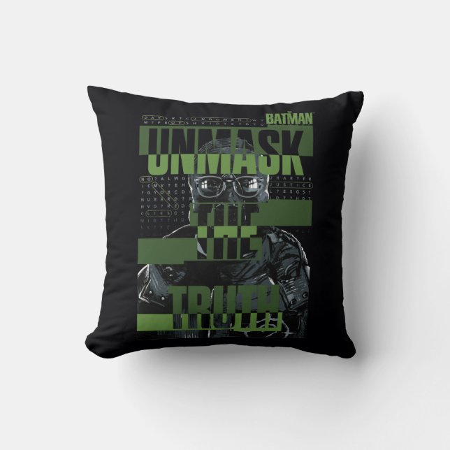 The Riddler - Unmask The Truth Cushion (Front)