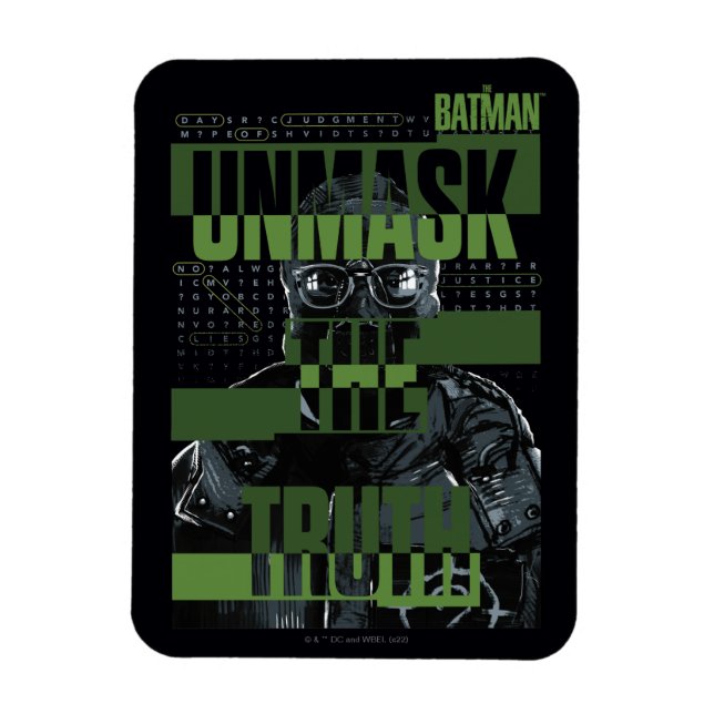 The Riddler - Unmask The Truth Magnet (Vertical)